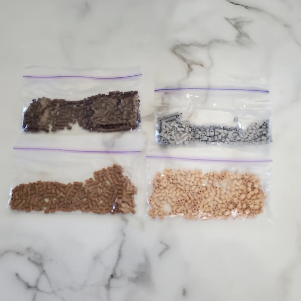 Perler Beads 30 small Baggies of Colors and Accessories Bundle